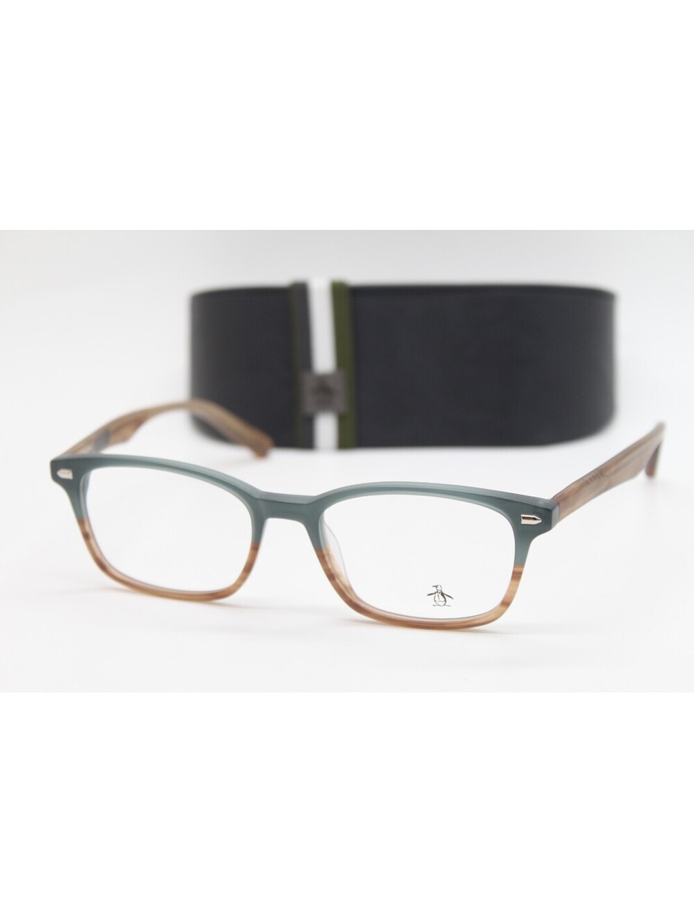 NEW PENGUIN THE CLYDE RP REFLECTING POND AUTHENTIC EYEGLASSES W/CASE 52-18